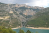 Hier fliesst der Verdon in den Lac de Saint-Croix