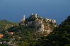 Eze von der Corniche de la Riviera aus gesehen