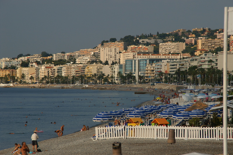 Die Promenade des Anglais mit den Luxusherbergen
