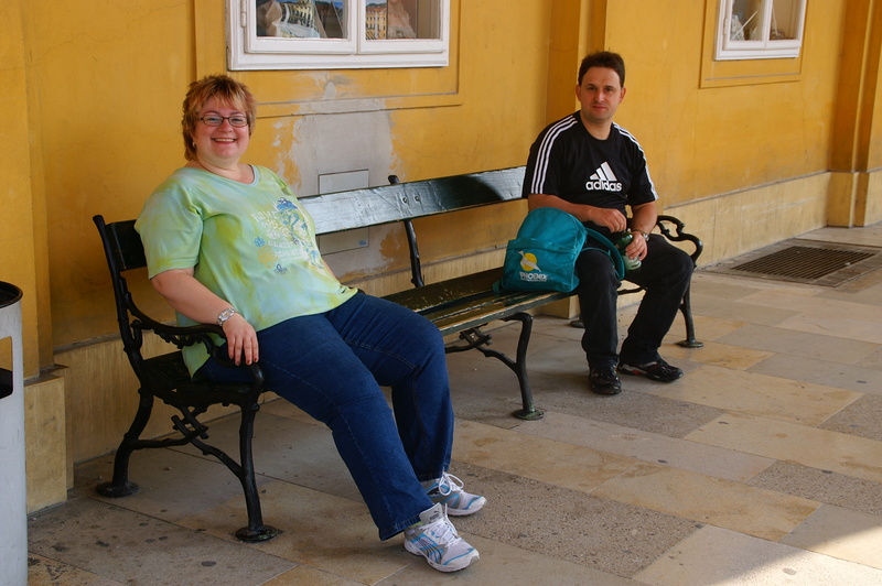 Pipipause am Schloss Schönbrunn